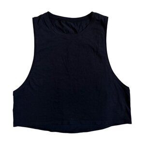 Lululemon Cut Back Crop Tank (Black) - Size 4 (?)